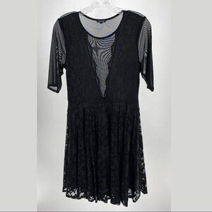 River Island Black Lace Dress